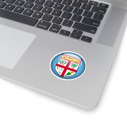 Flag orb Fiji (Fiji) STICKER Vinyl Kiss-Cut Decal