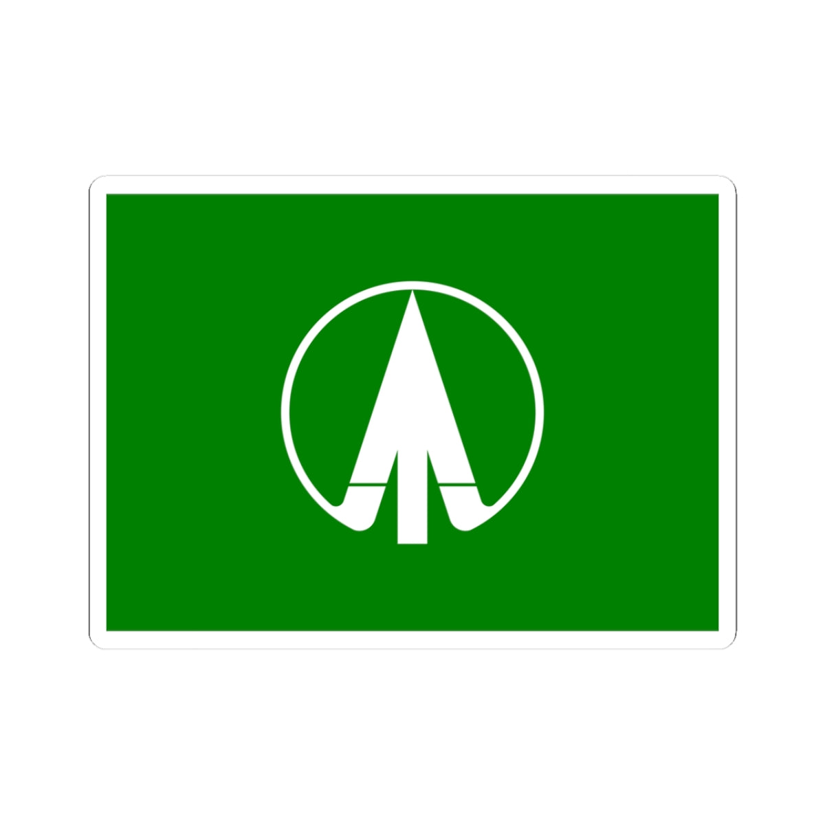 Flag of Nogi Tochigi (Japan) STICKER Vinyl Kiss-Cut Decal