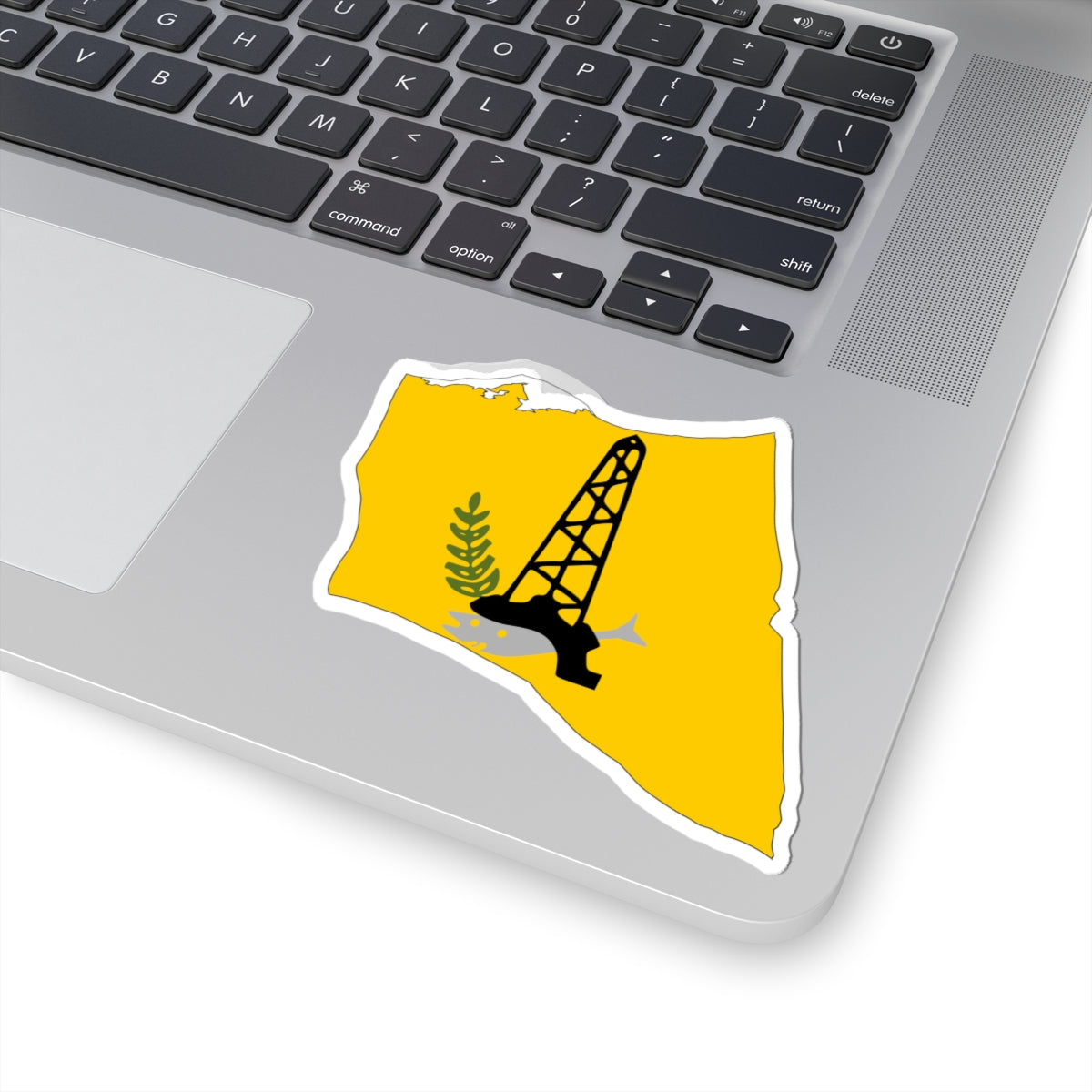 North Sinai Governorate Flag Map (Egypt) STICKER Vinyl Kiss-Cut Decal