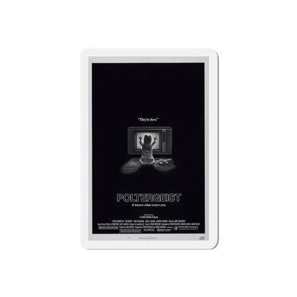 POLTERGEIST 1982 Movie Poster - Refrigerator Magnet-5" x 5"-Die-Cut-1 pc-The Sticker Space