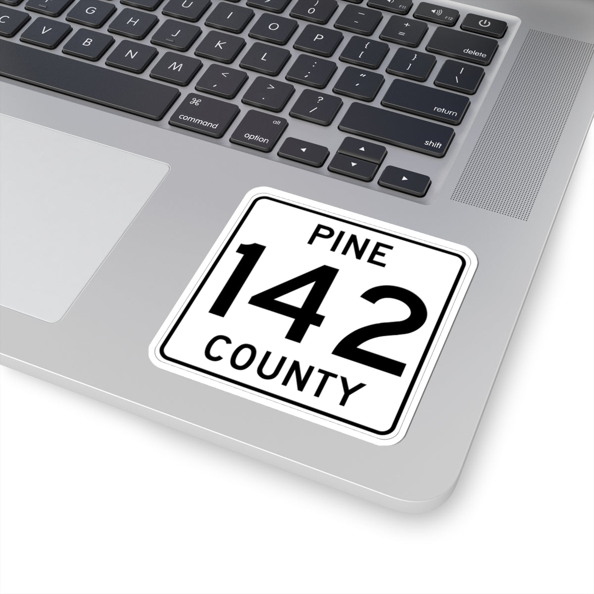 Pine County Route 142 MN (Minnesota) (Road Sign) STICKER Vinyl Kiss-Cut Decal