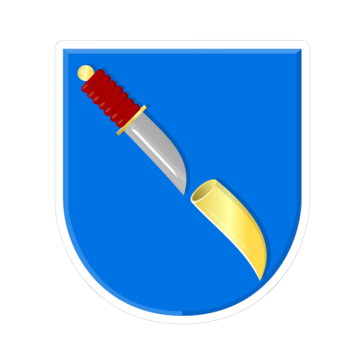 Aldeleie wapen (Netherlands) (Coat of Arms) STICKER Vinyl Kiss-Cut Decal