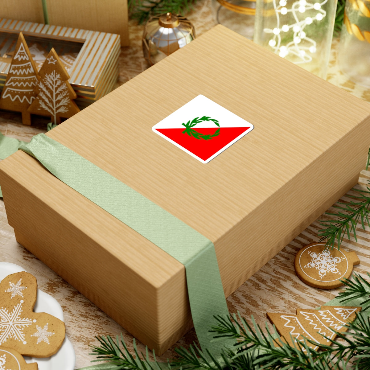 Flag of the Mount Lebanon Emirate under the Maanid dynasty (Lebanon) STICKER Vinyl Kiss-Cut Decal