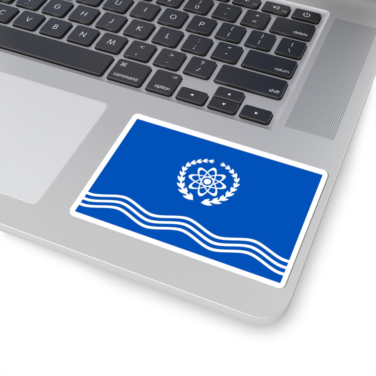 Flag of Obninsk Kaluga oblast (Russia) STICKER Vinyl Kiss-Cut Decal