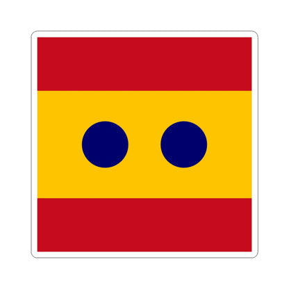 Flag of Vice Admiral Spain (Spain) STICKER Vinyl Kiss-Cut Decal