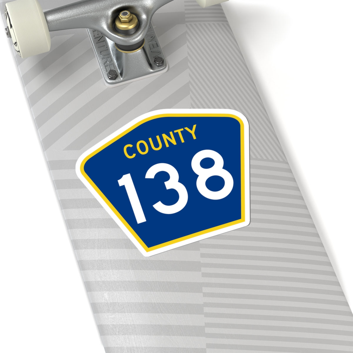 County 138 MN (Minnesota) (Road Sign) STICKER Vinyl Kiss-Cut Decal