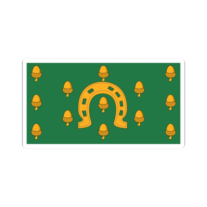 Flag of Rutland older colours (England) STICKER Vinyl Kiss-Cut Decal
