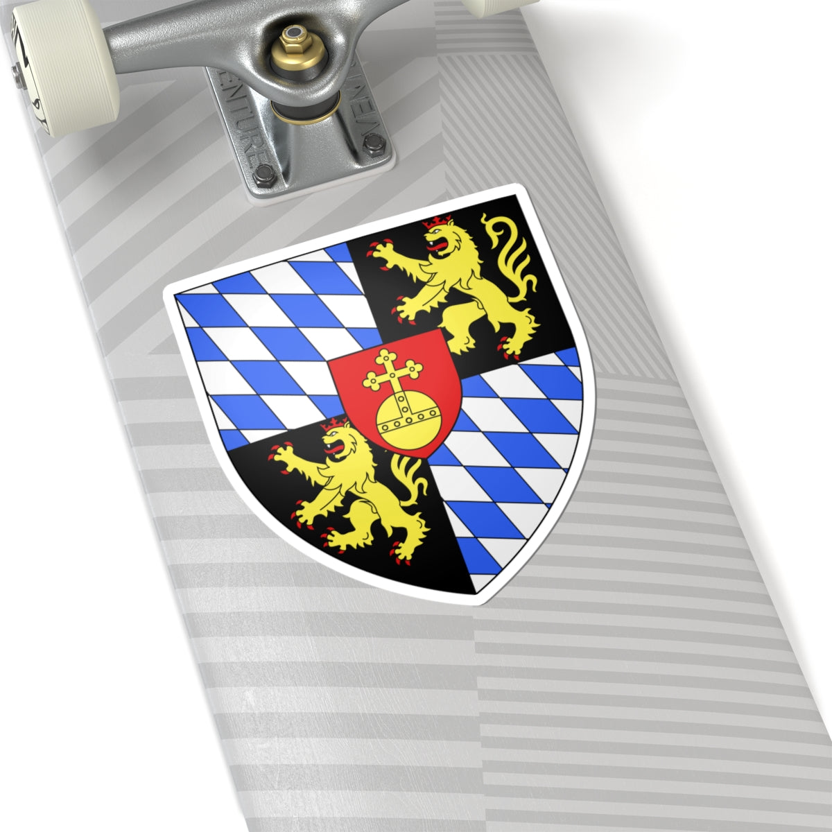 Armoiries électeurs de Bavière (Czech Republic) (Coat of Arms) STICKER Vinyl Kiss-Cut Decal