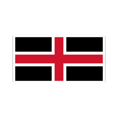 Flag of Durham (England) STICKER Vinyl Kiss-Cut Decal