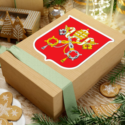 Coat of arms of Vatican City State - STICKER Vinyl Kiss-Cut Decal