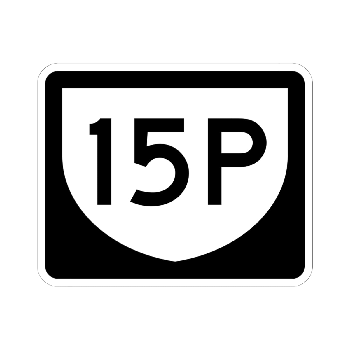 PR urban primary 15P (Puerto Rico) (Road Sign) STICKER Vinyl Kiss-Cut Decal
