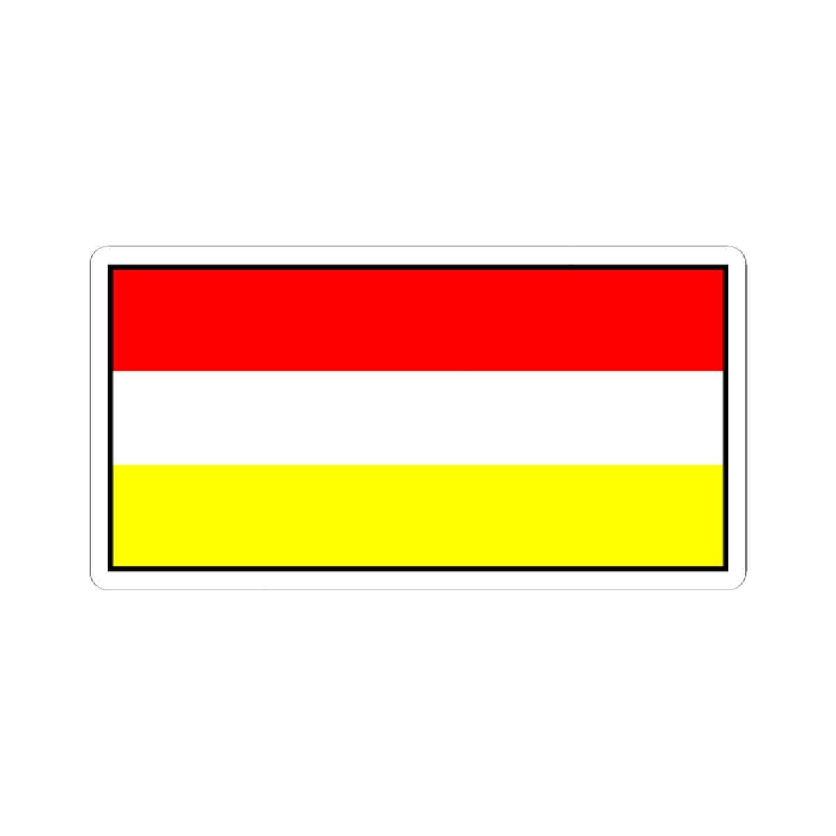 Flag of Wellesbourne (England) STICKER Vinyl Kiss-Cut Decal