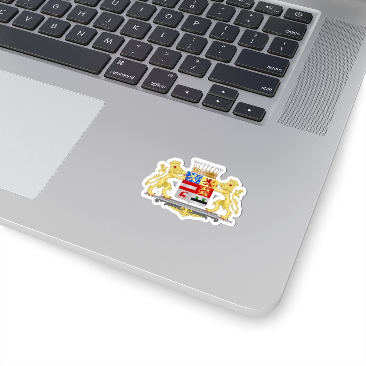 Achievement of Nassau Dietz Princely Counts (Netherlands) (Coat of Arms) STICKER Vinyl Kiss-Cut Decal