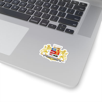 Achievement of Nassau Dietz Princely Counts (Netherlands) (Coat of Arms) STICKER Vinyl Kiss-Cut Decal