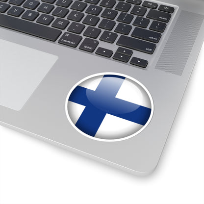 Flag orb Finland (Finland) STICKER Vinyl Kiss-Cut Decal