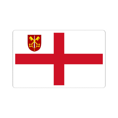 Flag of the Diocese of Exeter (England) STICKER Vinyl Kiss-Cut Decal