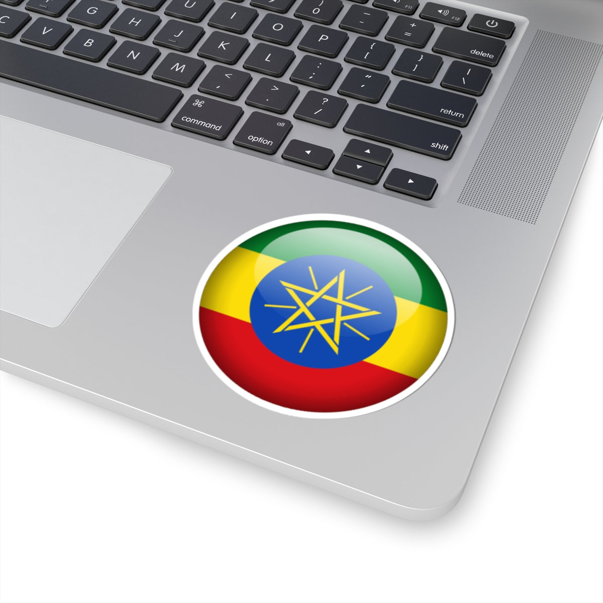 Flag orb Ethiopia (Ethiopia) STICKER Vinyl Kiss-Cut Decal