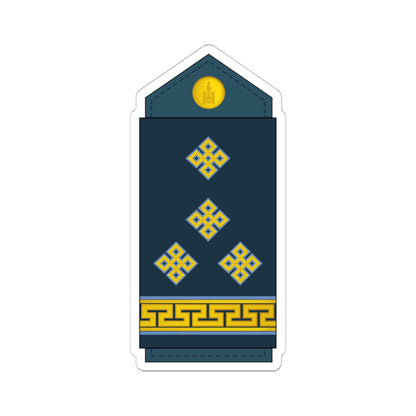 10.Mongolian Air Force CPT (Mongolia) (Military Rank) STICKER Vinyl Kiss-Cut Decal