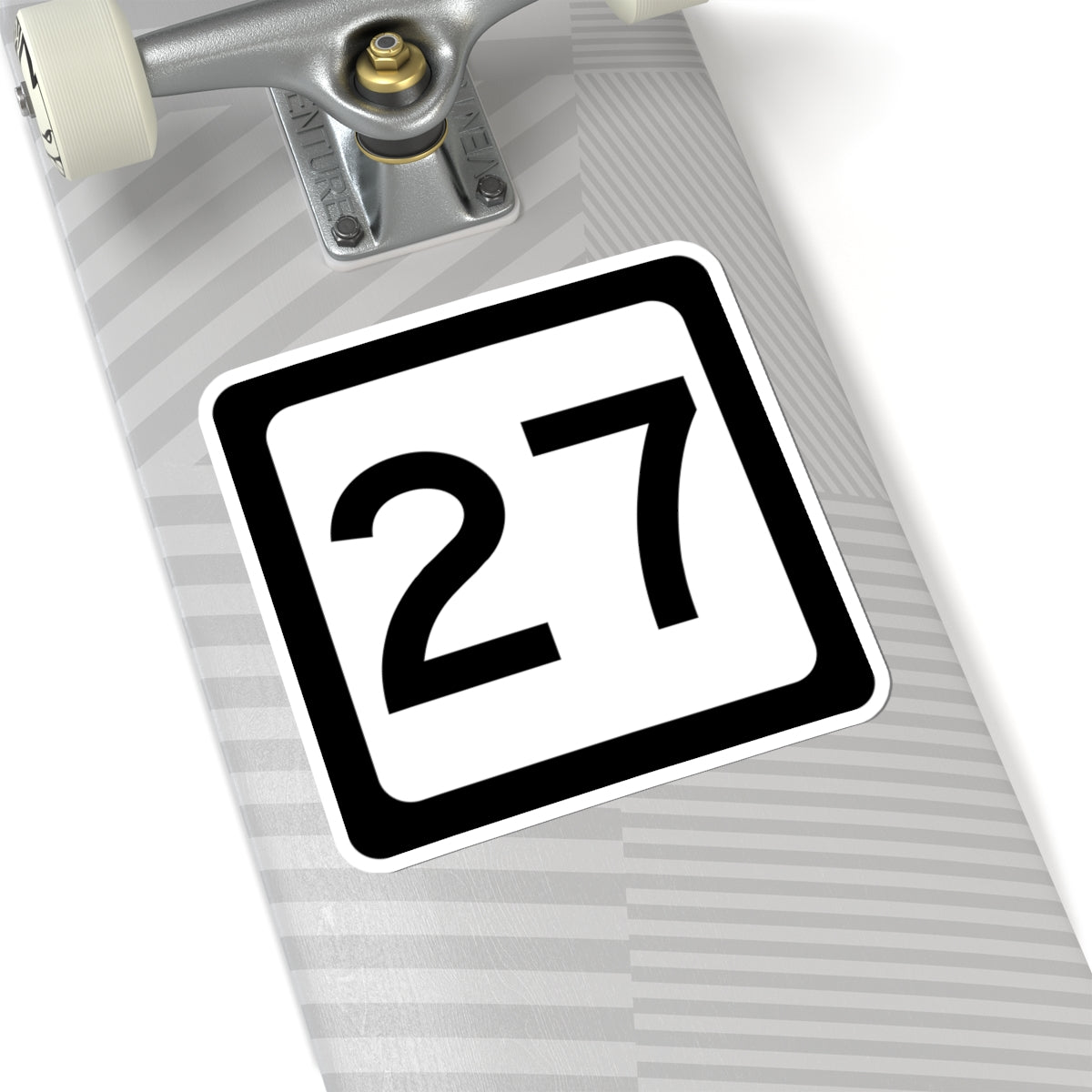 WV-27 (Virginia) (Road Sign) STICKER Vinyl Kiss-Cut Decal
