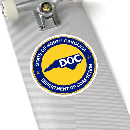 Seal of the North Carolina Department of Correction - STICKER Vinyl Kiss-Cut Decal