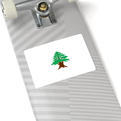 Flag of Lebanon 1918-1920 (Lebanon) STICKER Vinyl Kiss-Cut Decal