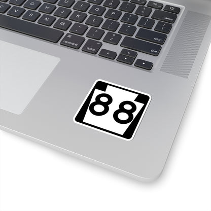 PA-88 (Pennsylvania) (Road Sign) STICKER Vinyl Kiss-Cut Decal