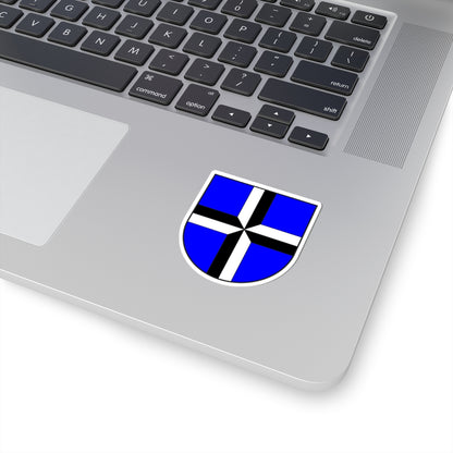 Safien Kreis wappen (Switzerland) (Coat of Arms) STICKER Vinyl Kiss-Cut Decal