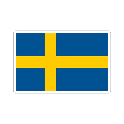 Flag of Sweden (Sweden) STICKER Vinyl Kiss-Cut Decal