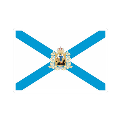 Flag of Arkhangelsk Oblast (Russia) STICKER Vinyl Kiss-Cut Decal