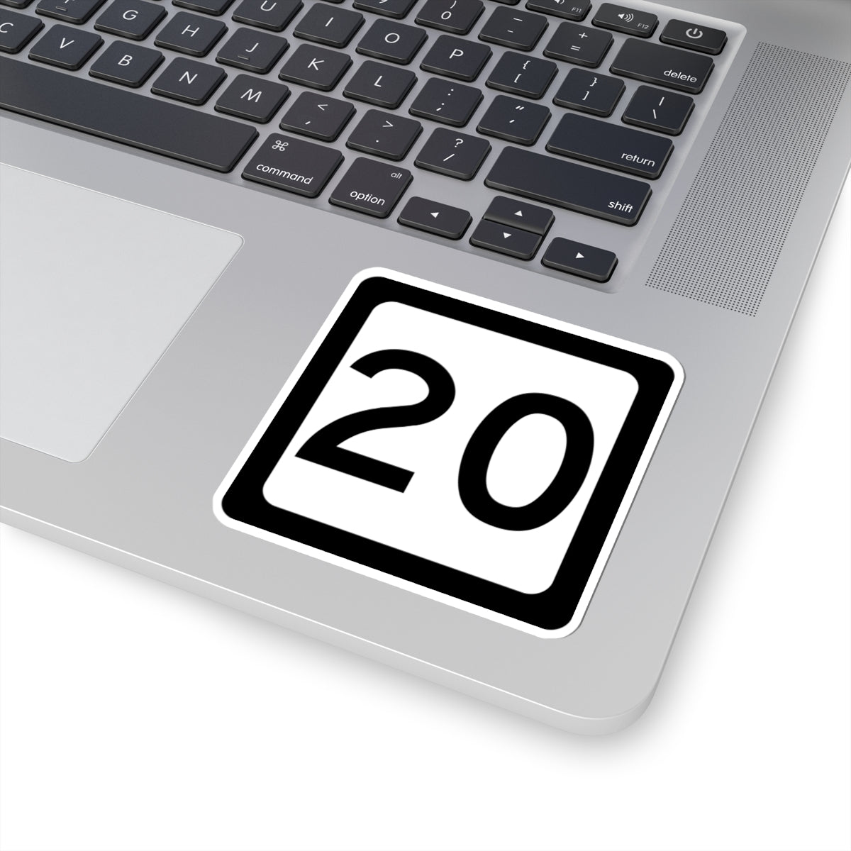 WV-20 (Virginia) (Road Sign) STICKER Vinyl Kiss-Cut Decal