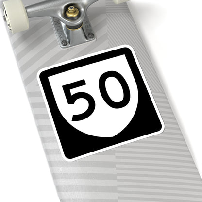 PR urban primary 50 (Puerto Rico) (Road Sign) STICKER Vinyl Kiss-Cut Decal