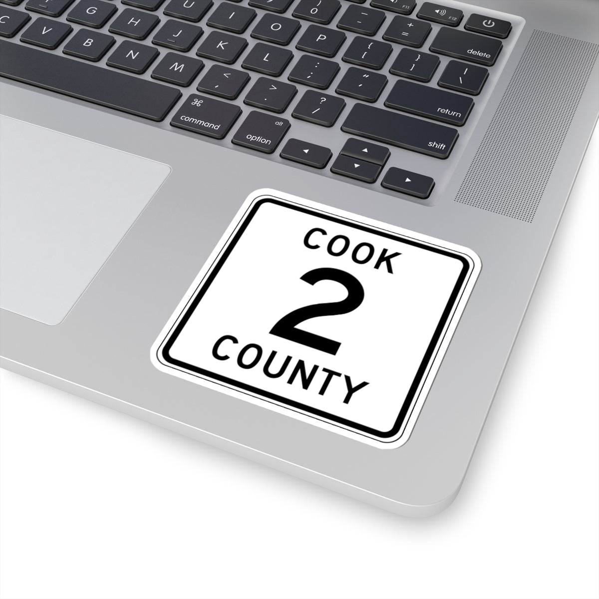 Cook County 2 MN (Minnesota) (Road Sign) STICKER Vinyl Kiss-Cut Decal