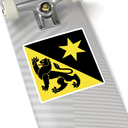CHE Seen WH Flag (Switzerland) STICKER Vinyl Kiss-Cut Decal