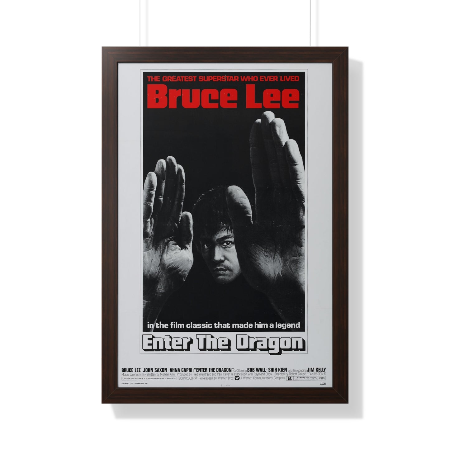 ENTER THE DRAGON (2) 1973 - Framed Movie Poster-20" x 30"-The Sticker Space