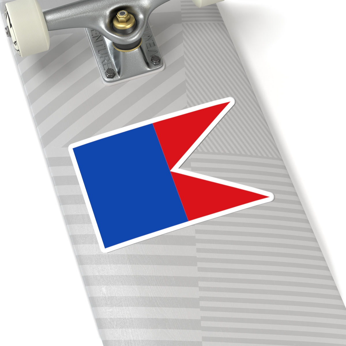 Flag maritime melilla (Spain) STICKER Vinyl Kiss-Cut Decal