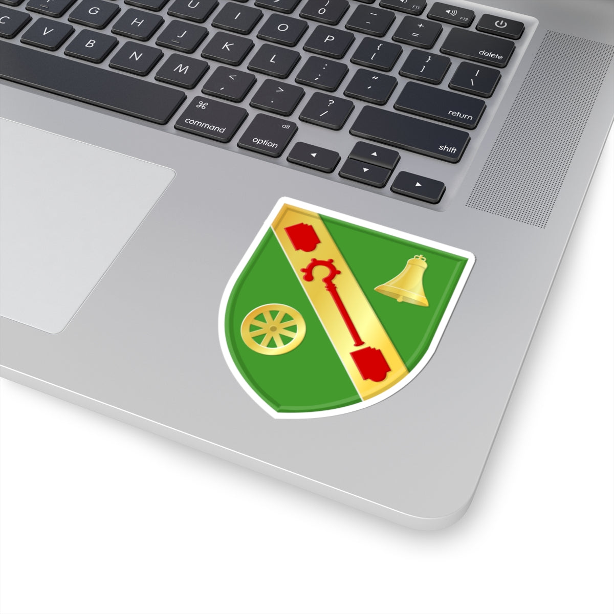 Achlum wapen (Netherlands) (Coat of Arms) STICKER Vinyl Kiss-Cut Decal