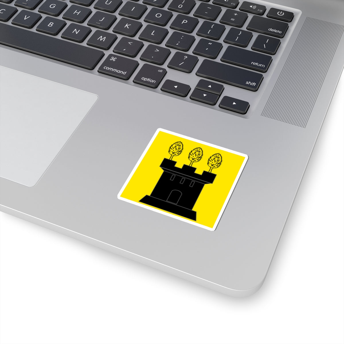 CHE Laupen ZH Flag (Switzerland) STICKER Vinyl Kiss-Cut Decal
