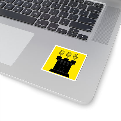 CHE Laupen ZH Flag (Switzerland) STICKER Vinyl Kiss-Cut Decal