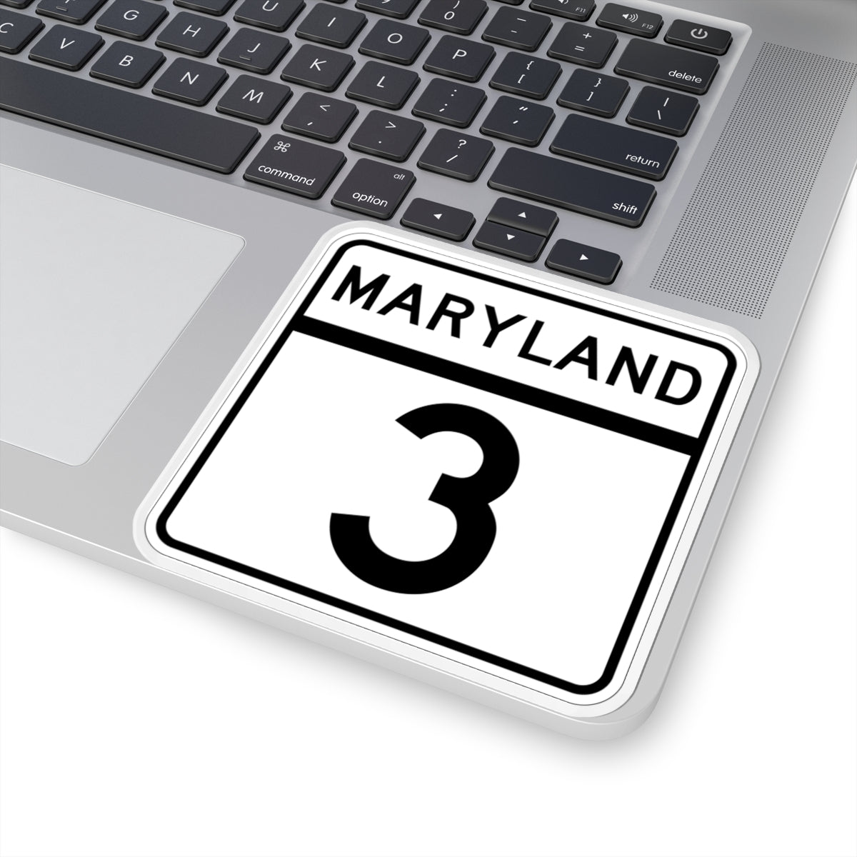 MD 3 (Maryland) (Road Sign) STICKER Vinyl Kiss-Cut Decal