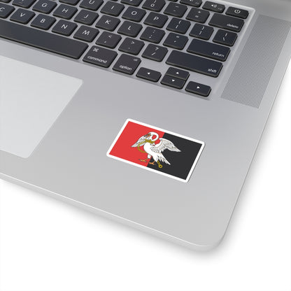 Flag of Buckinghamshire (England) STICKER Vinyl Kiss-Cut Decal