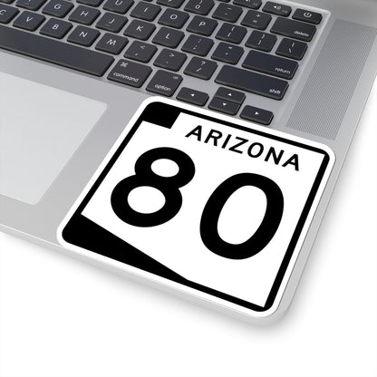 Arizona 80 (Arizona) (Road Sign) STICKER Vinyl Kiss-Cut Decal