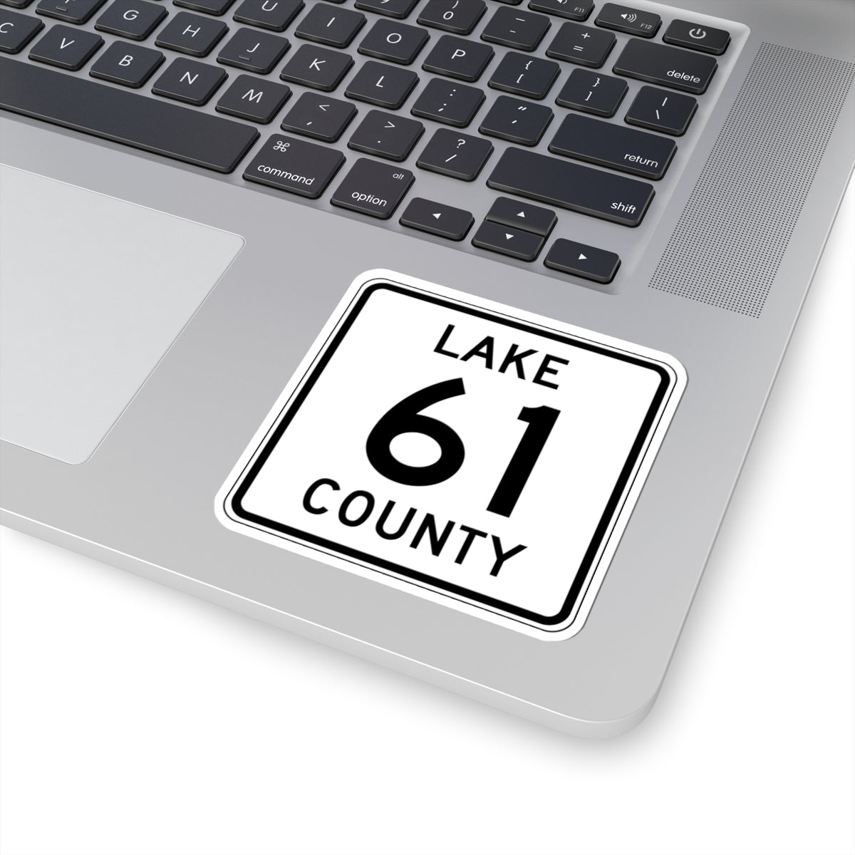 Lake County Route 61 MN (Minnesota) (Road Sign) STICKER Vinyl Kiss-Cut Decal