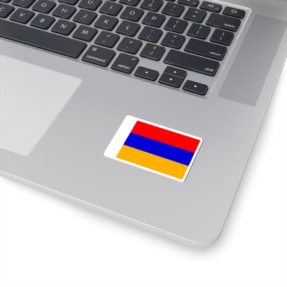 Flag of Myasnikovsky rayon Rostov oblast (Russia) STICKER Vinyl Kiss-Cut Decal