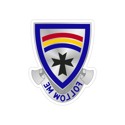 166th Infantry Regiment (U.S. Army) REVERSE PRINT Transparent STICKER-5" × 5"-The Sticker Space