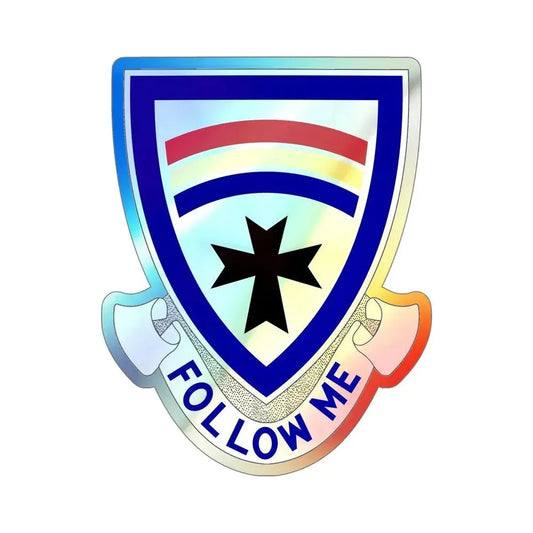166th Infantry Regiment (U.S. Army) Holographic STICKER Die-Cut Vinyl Decal 6 Inch Holographic - The Sticker Space