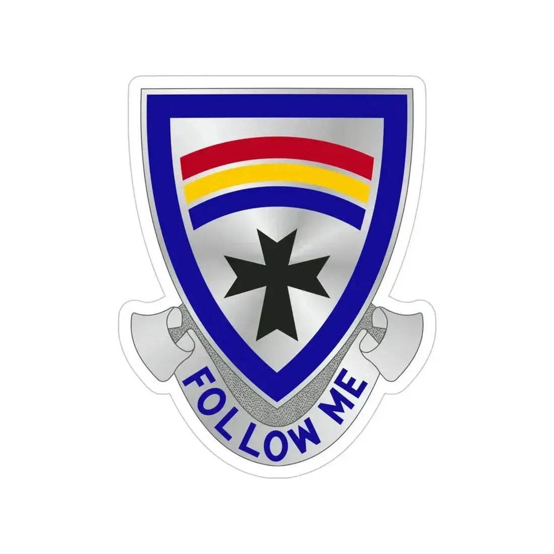 166th Infantry Regiment (U.S. Army) Transparent STICKER Die-Cut Vinyl Decal 5 Inch - The Sticker Space