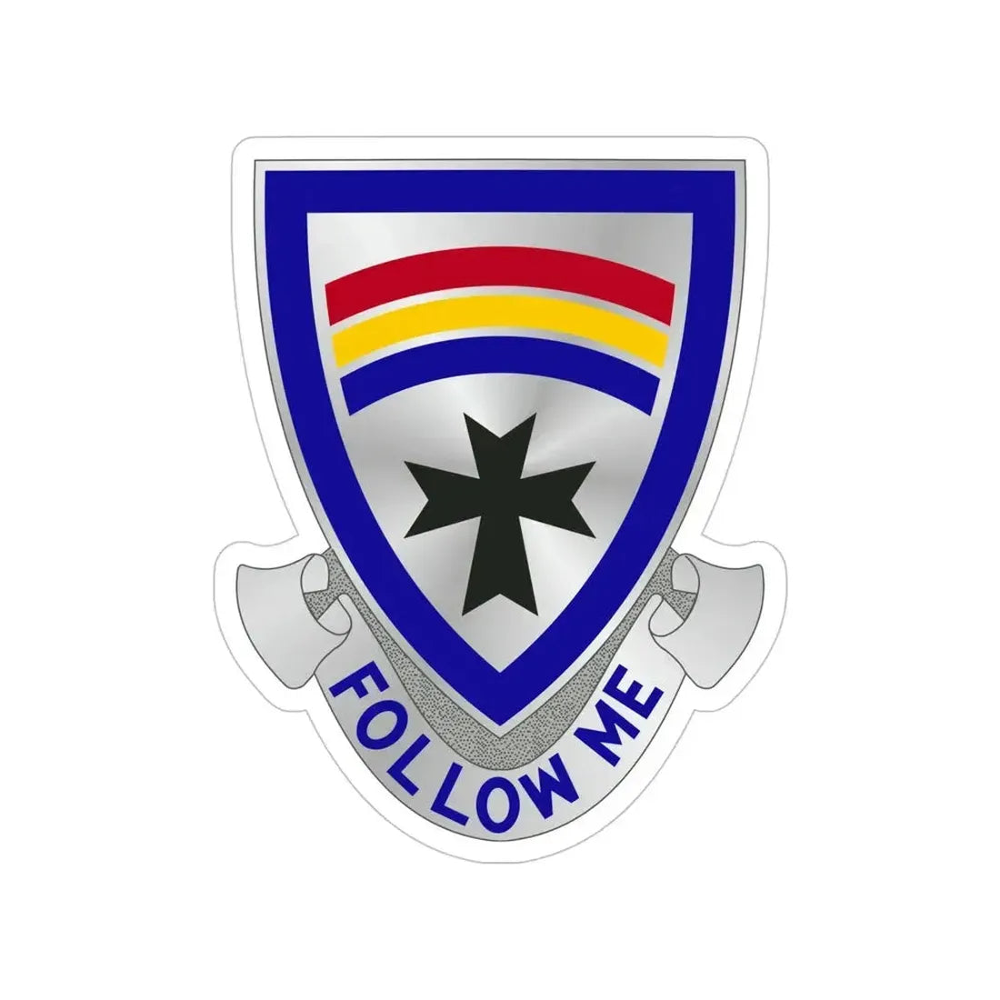 166th Infantry Regiment (U.S. Army) Transparent STICKER Die-Cut Vinyl Decal 5 Inch - The Sticker Space