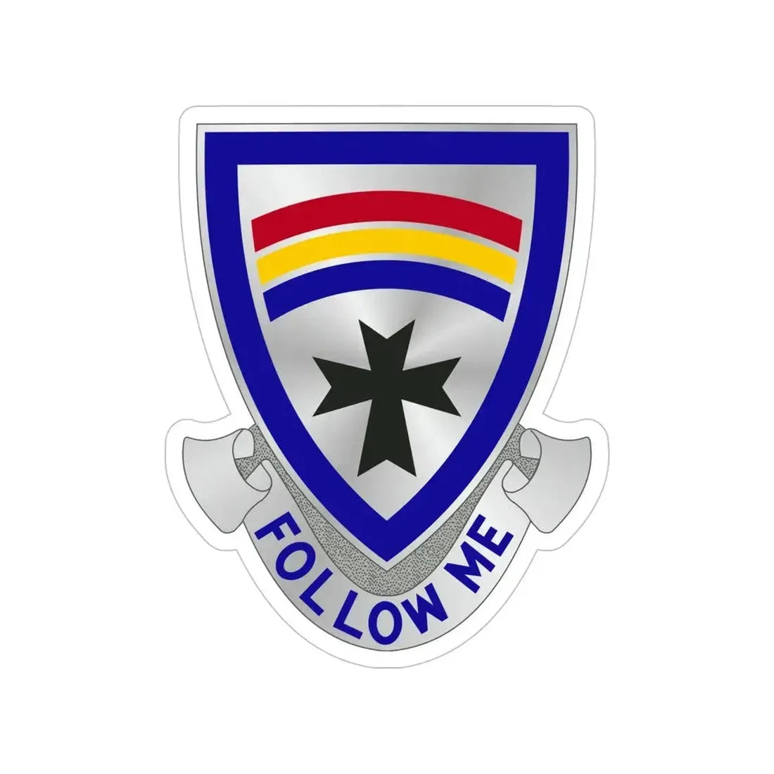 166th Infantry Regiment (U.S. Army) Transparent STICKER Die-Cut Vinyl Decal 6 Inch - The Sticker Space