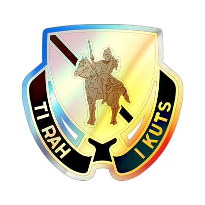 167 Cavalry Regiment (U.S. Army) Holographic STICKER Die-Cut Vinyl Decal-2 Inch-The Sticker Space