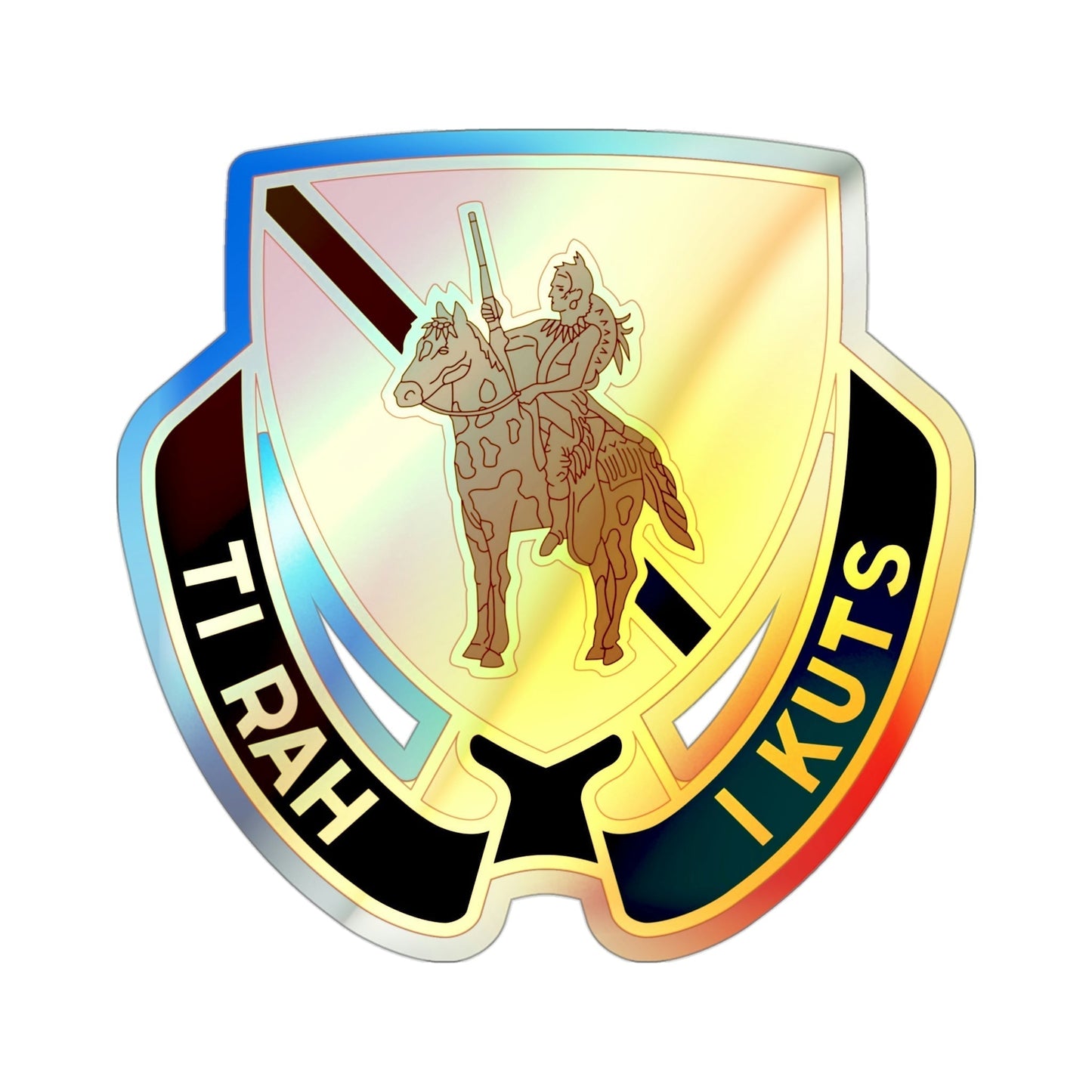 167 Cavalry Regiment (U.S. Army) Holographic STICKER Die-Cut Vinyl Decal-3 Inch-The Sticker Space